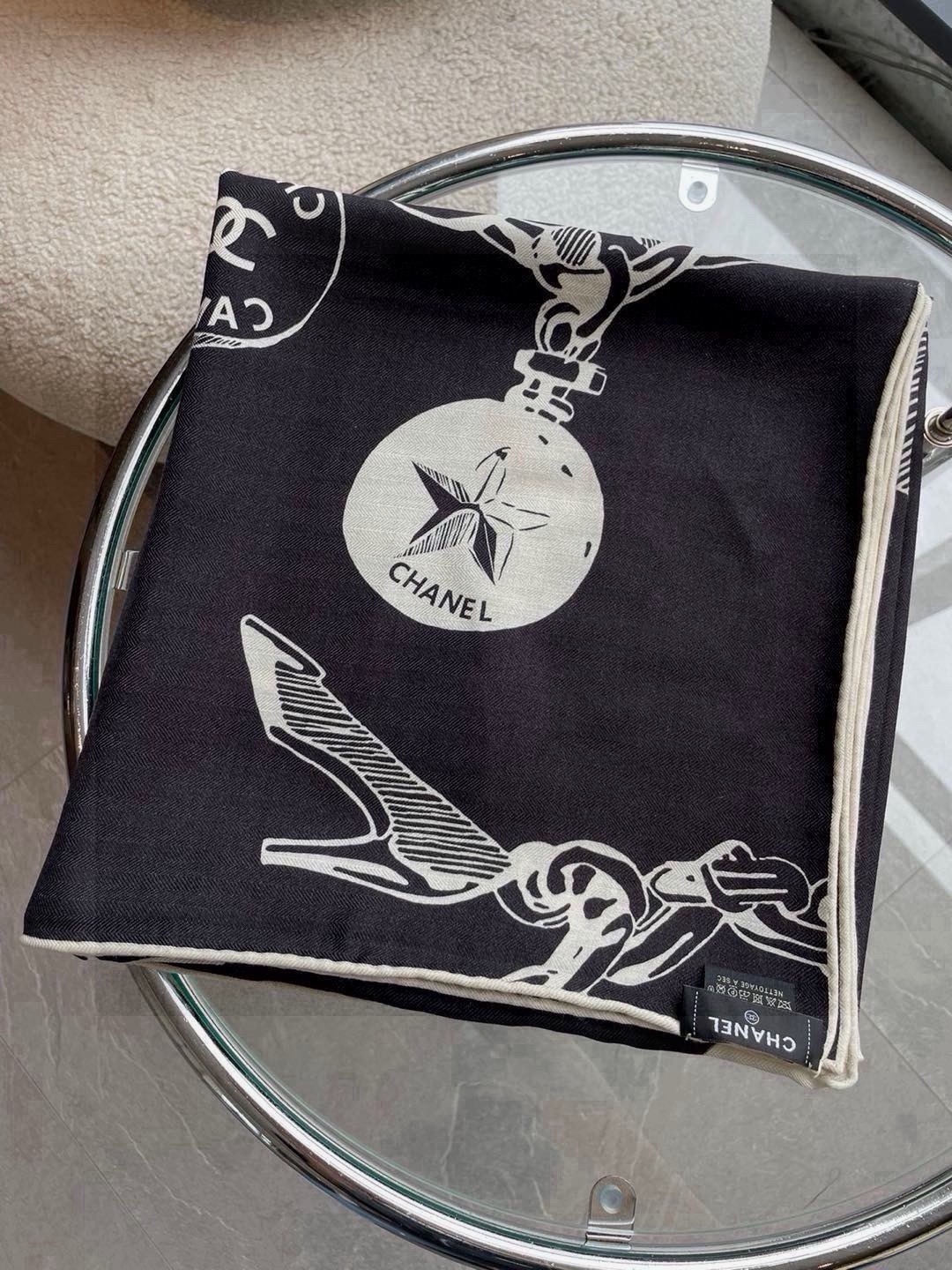 Cheap New Chanel high-quality scarf in 216803, $55 USD- [IB216803] - Replica Chanel Scarf