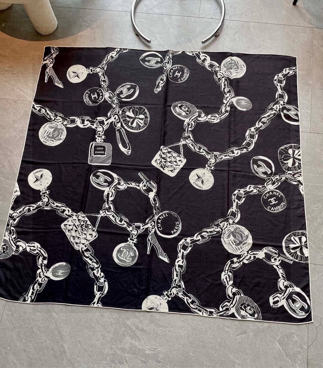Cheap New Chanel high-quality scarf in 216803, $55 USD- [IB216803] - Replica Chanel Scarf