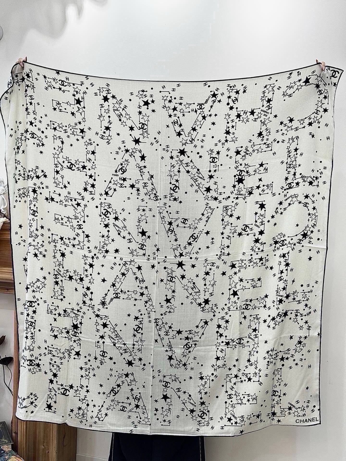 Cheap New Chanel high-quality scarf in 216806, $55 USD- [IB216806] - Replica Chanel Scarf