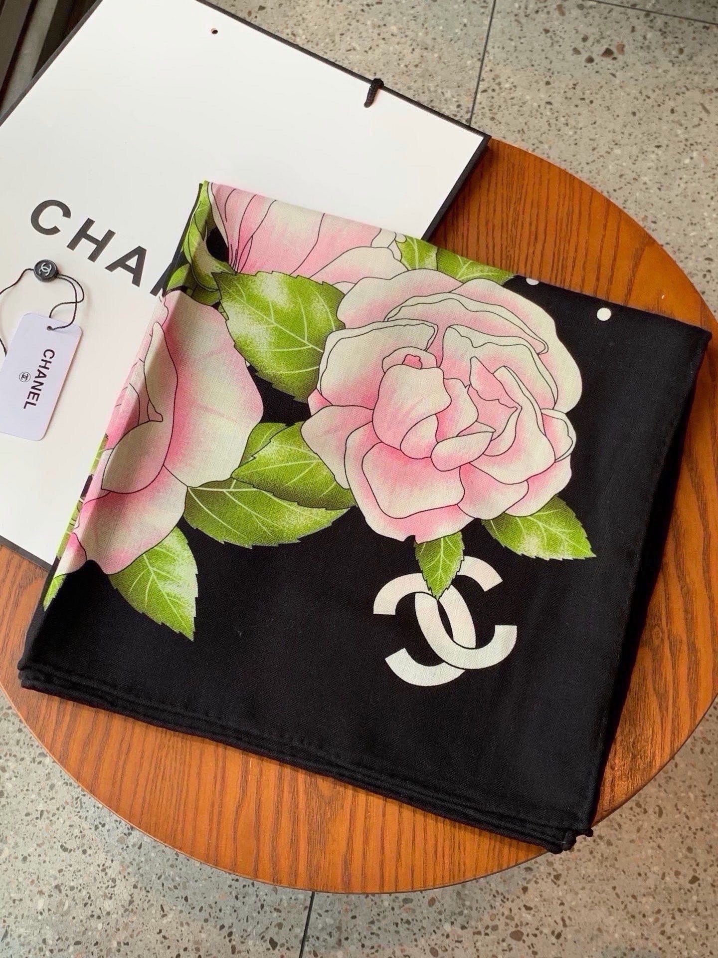 Cheap New Chanel high-quality scarf in 216810, $55 USD- [IB216810] - Replica Chanel Scarf