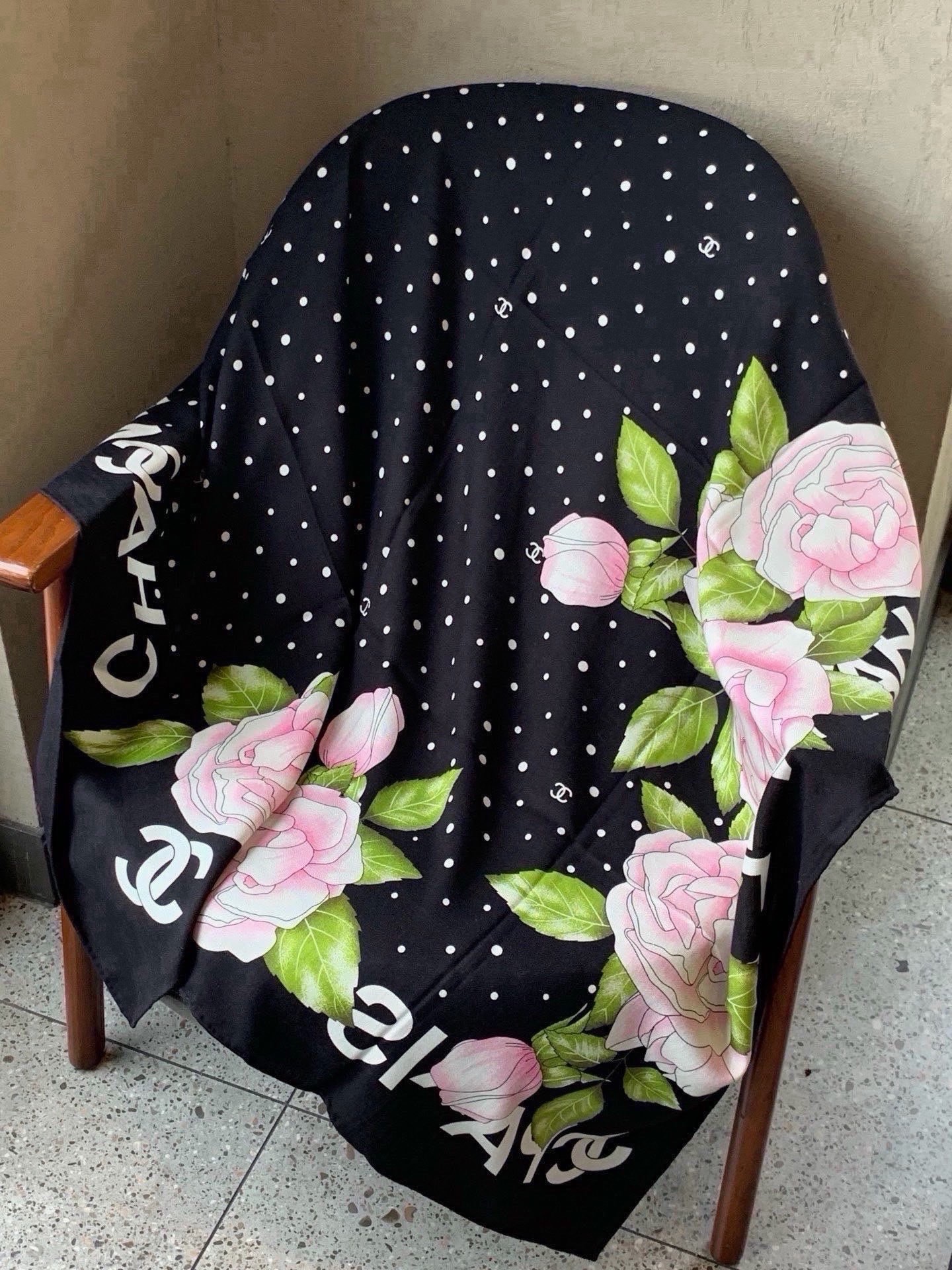 Cheap New Chanel high-quality scarf in 216810, $55 USD- [IB216810] - Replica Chanel Scarf