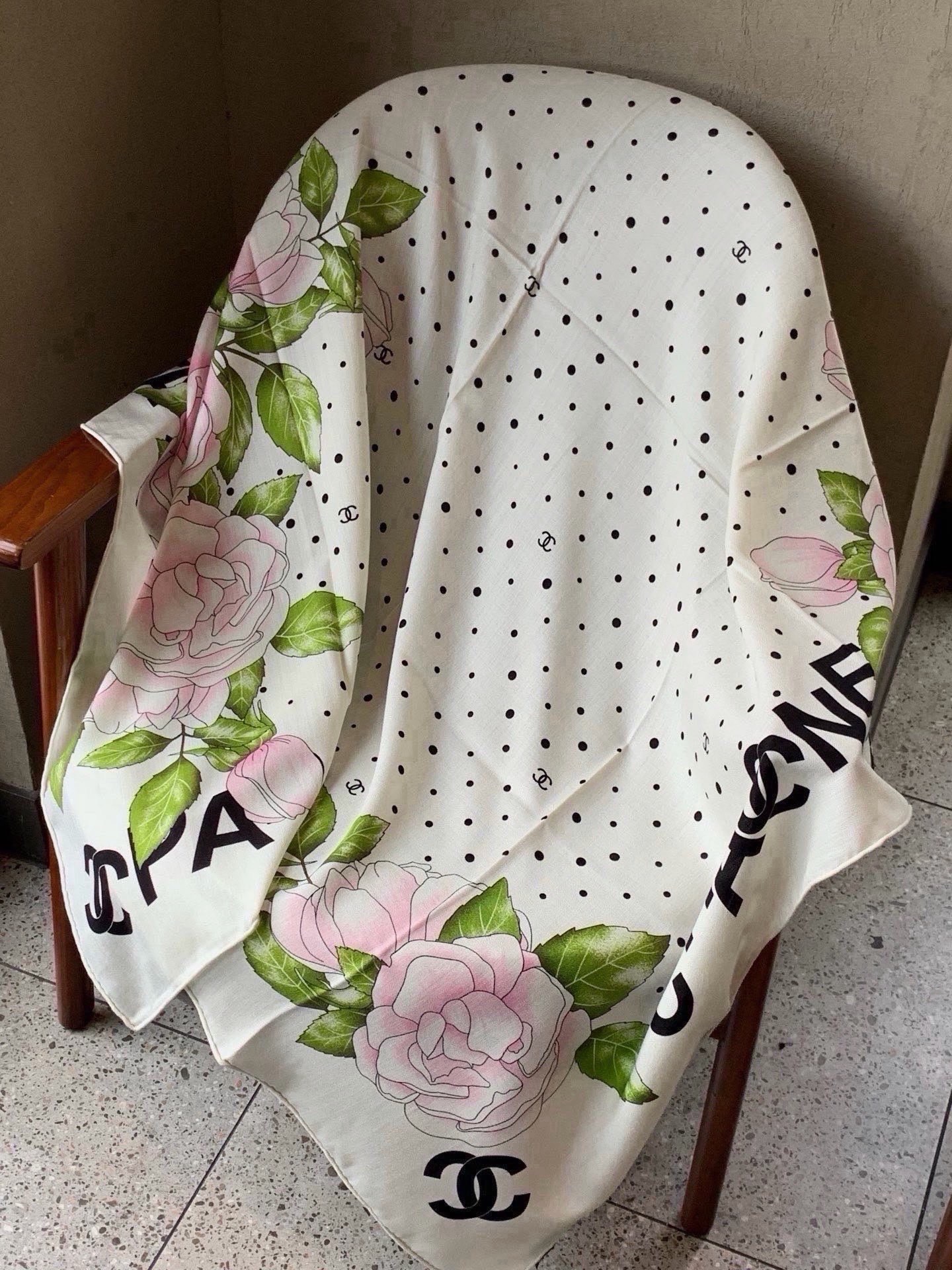 Cheap New Chanel high-quality scarf in 216811, $55 USD- [IB216811] - Replica Chanel Scarf