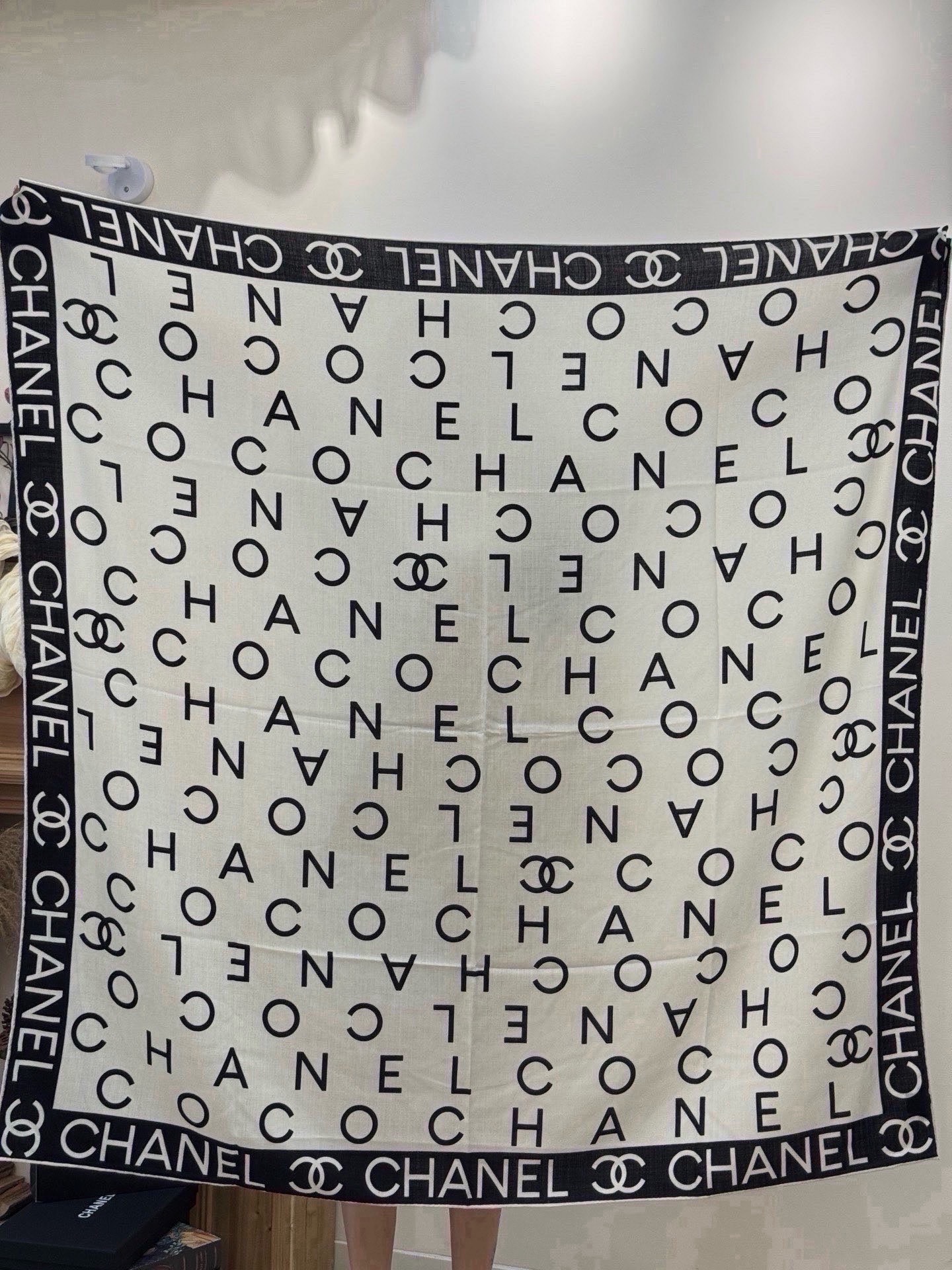 Cheap New Chanel high-quality scarf in 216812, $55 USD- [IB216812] - Replica Chanel Scarf