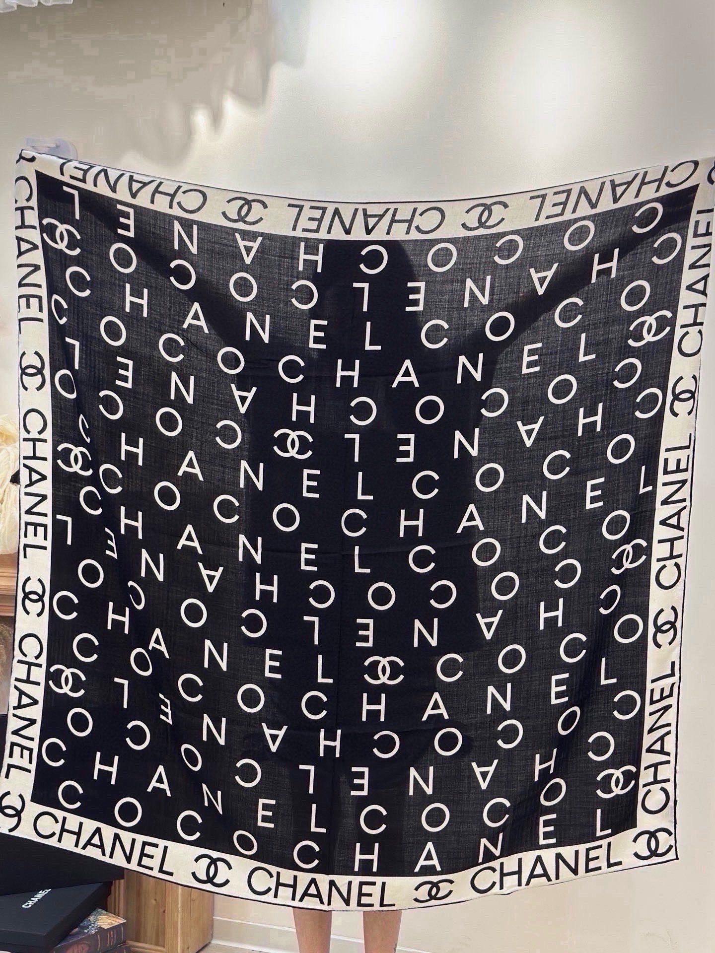 Cheap New Chanel high-quality scarf in 216813, $55 USD- [IB216813] - Replica Chanel Scarf