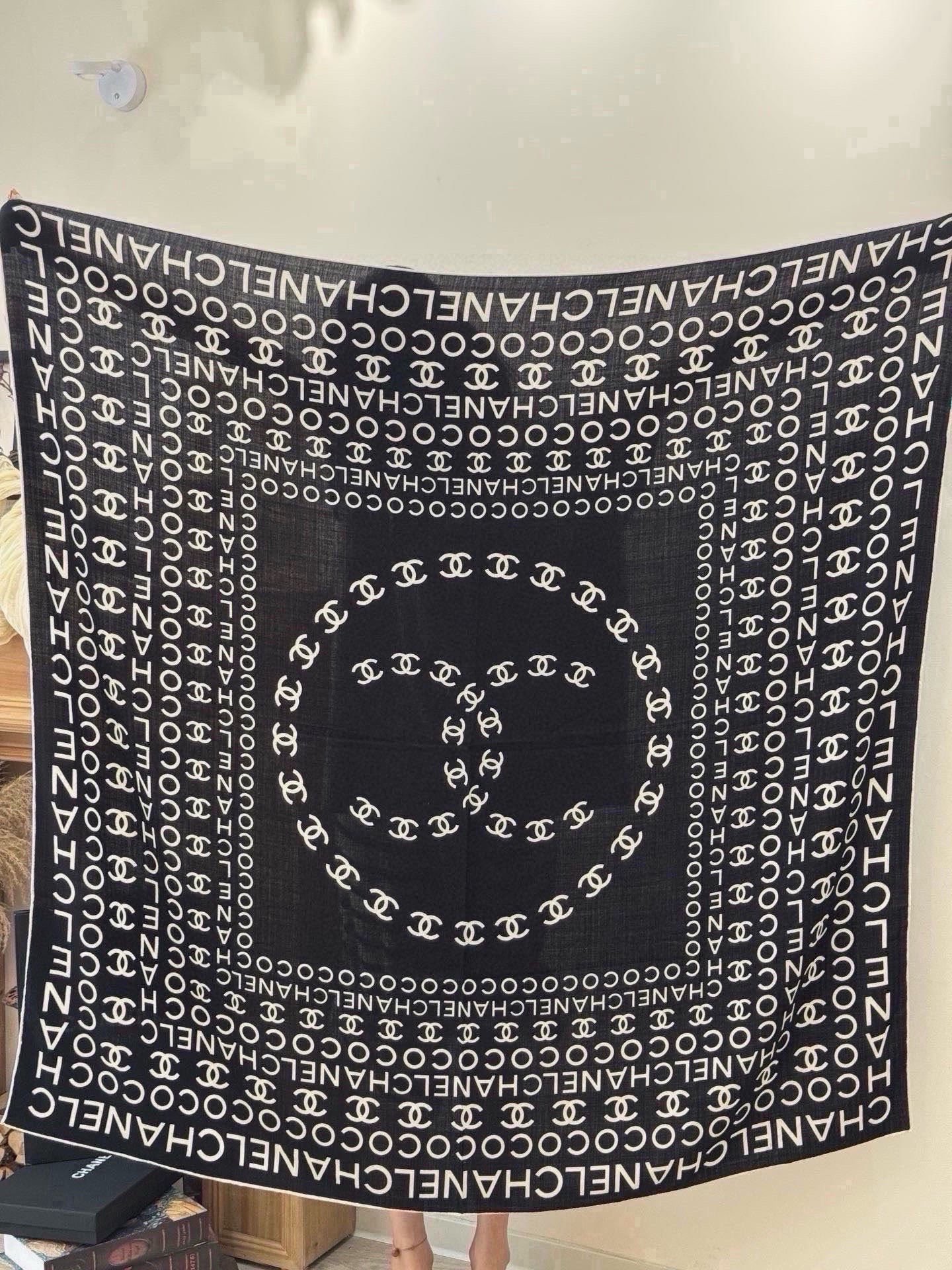 Cheap New Chanel high-quality scarf in 216814, $55 USD- [IB216814] - Replica Chanel Scarf