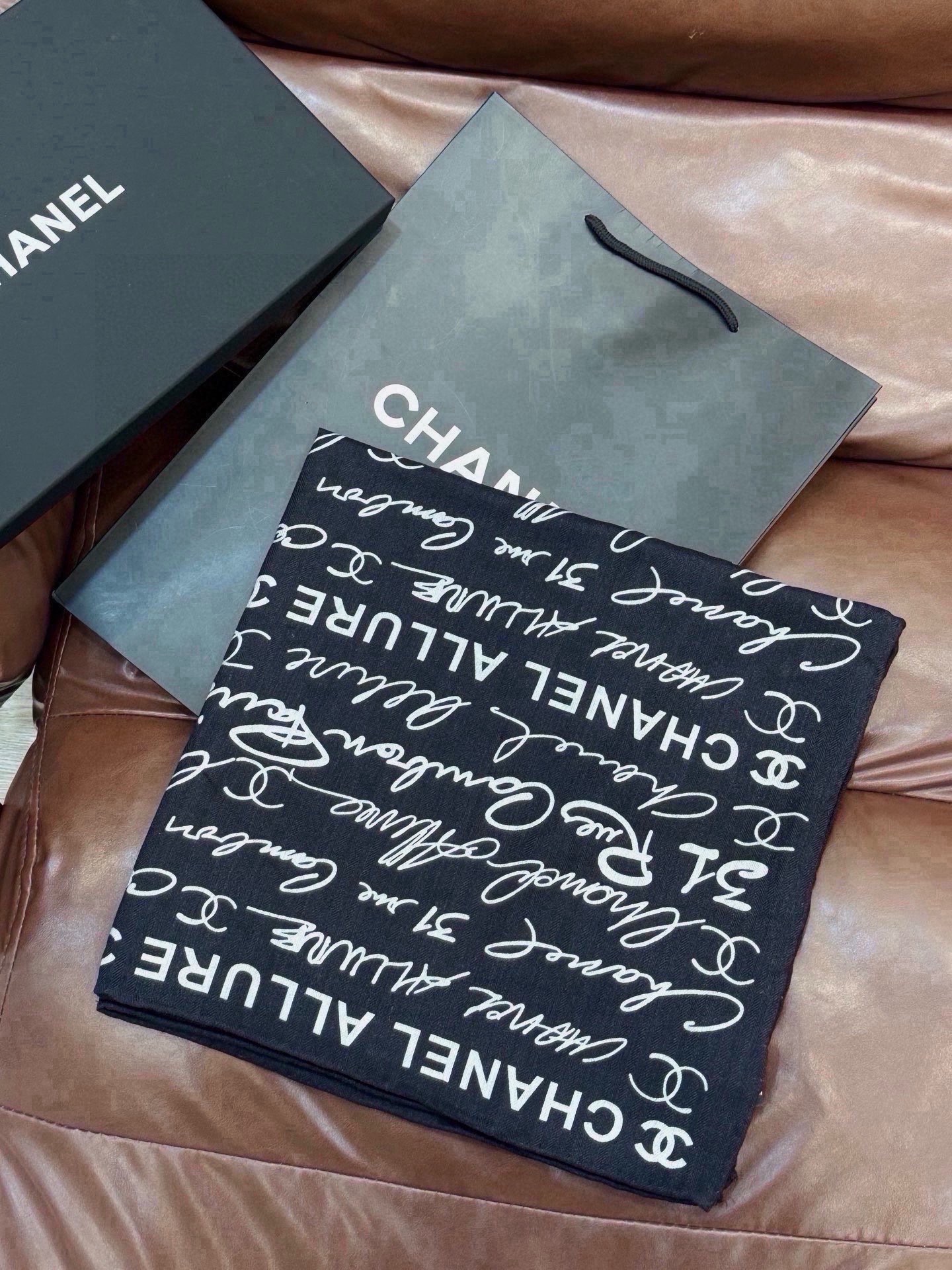 Cheap New Chanel high-quality scarf in 216816, $55 USD- [IB216816] - Replica Chanel Scarf