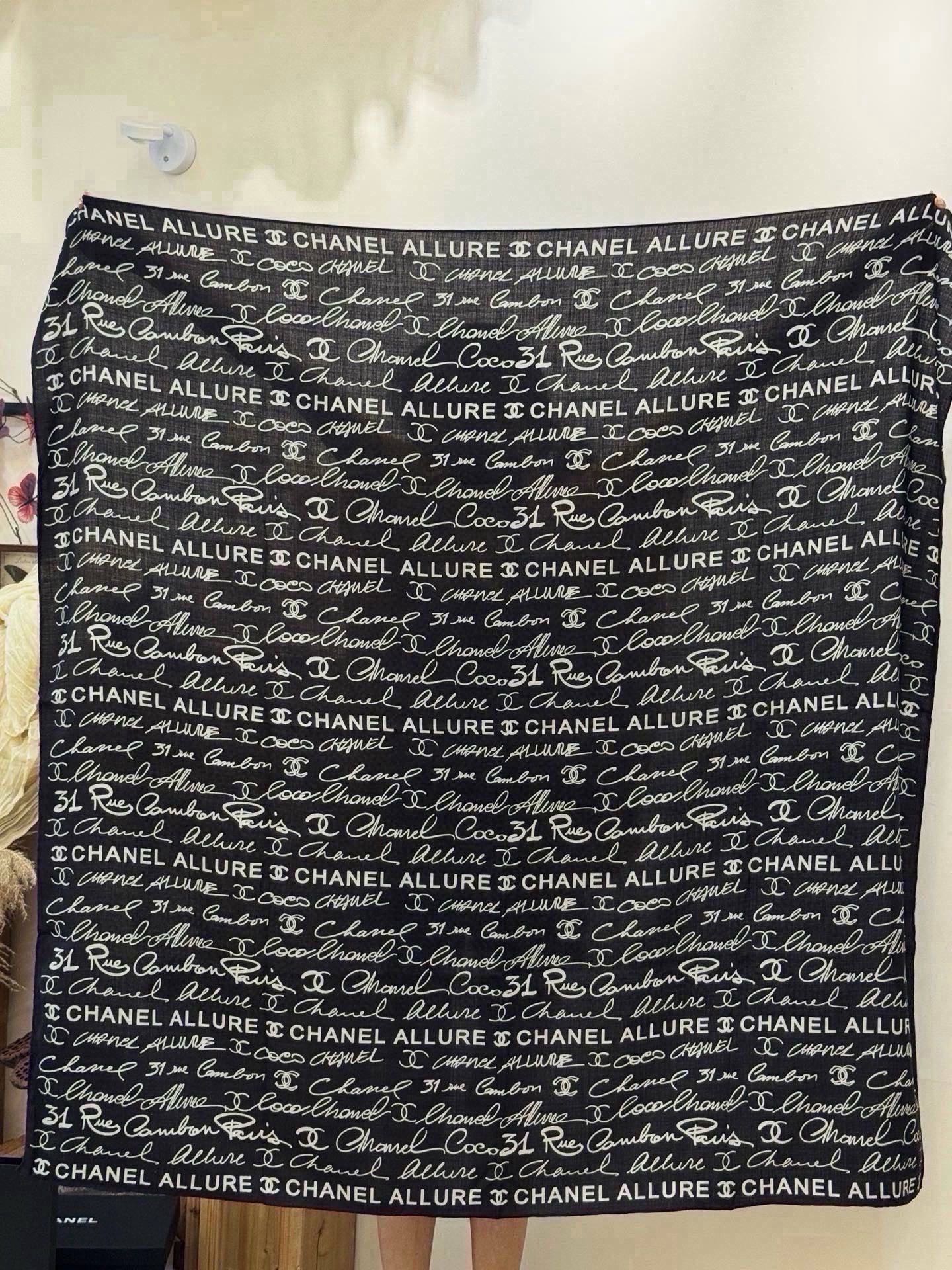 Cheap New Chanel high-quality scarf in 216816, $55 USD- [IB216816] - Replica Chanel Scarf