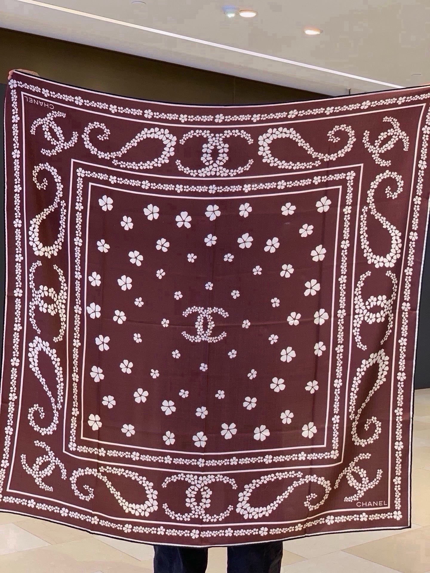 Cheap New Chanel high-quality scarf in 216820, $55 USD- [IB216820] - Replica Chanel Scarf