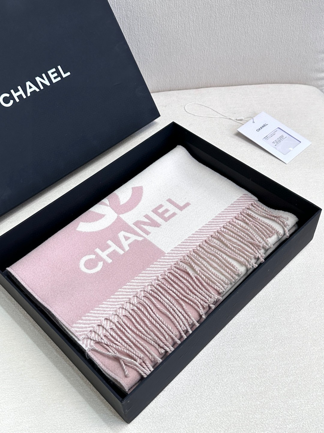 Cheap New Chanel high-quality scarf in 216827, $50 USD- [IB216827] - Replica Chanel Scarf