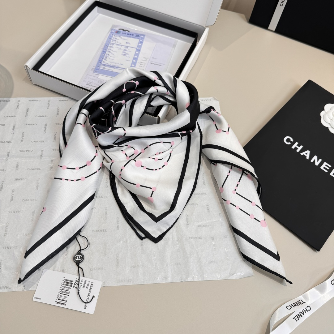 Cheap New Chanel high-quality scarf in 216830, $50 USD- [IB216830] - Replica Chanel Scarf