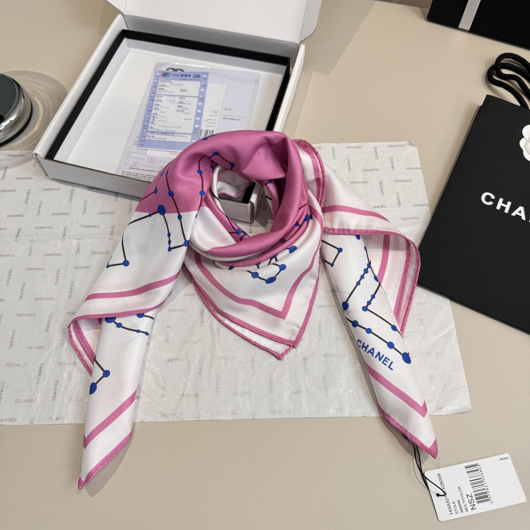 Cheap New Chanel high-quality scarf in 216831, $50 USD- [IB216831] - Replica Chanel Scarf