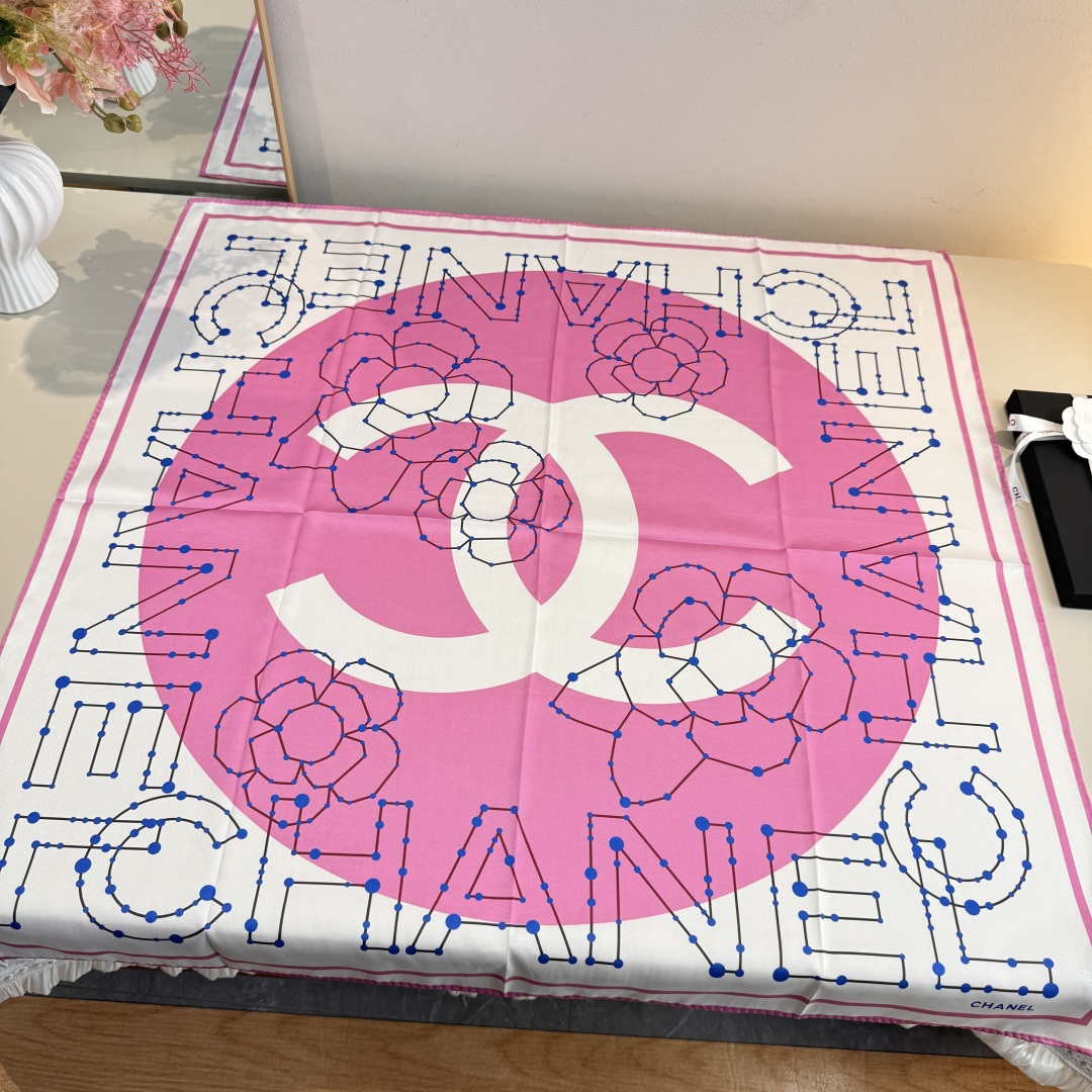 Cheap New Chanel high-quality scarf in 216831, $50 USD- [IB216831] - Replica Chanel Scarf