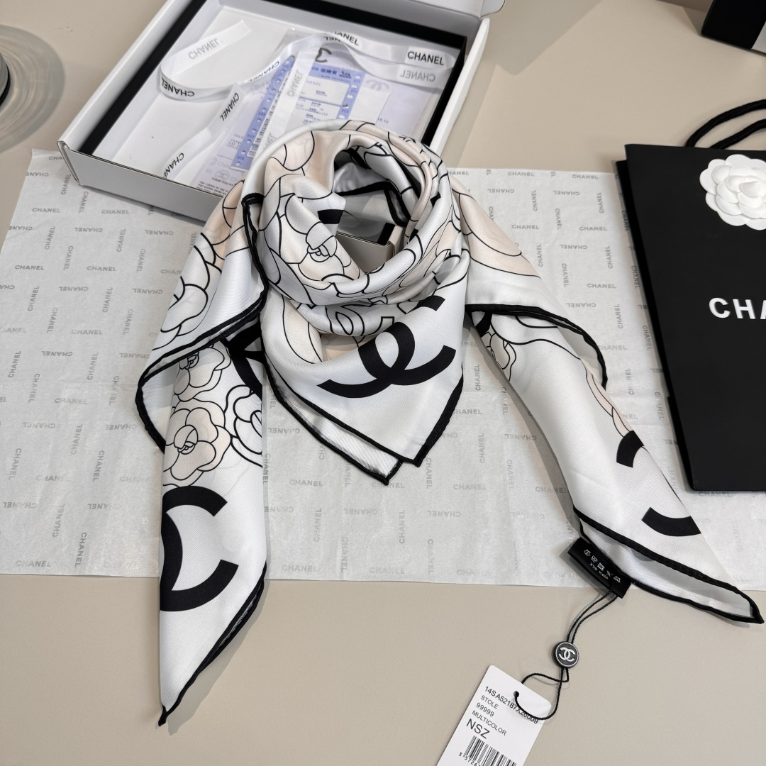 Cheap New Chanel high-quality scarf in 216832, $50 USD- [IB216832] - Replica Chanel Scarf