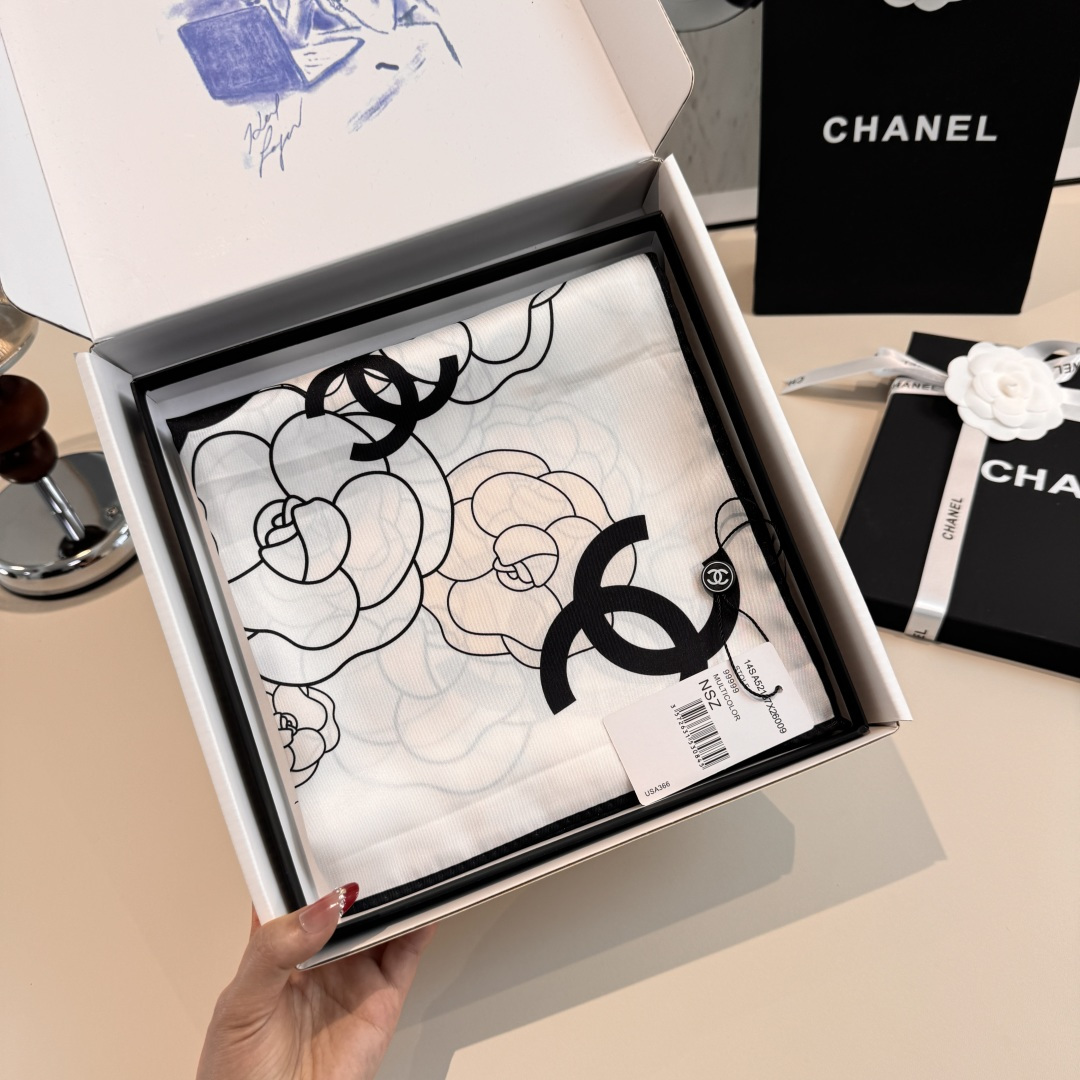 Cheap New Chanel high-quality scarf in 216832, $50 USD- [IB216832] - Replica Chanel Scarf