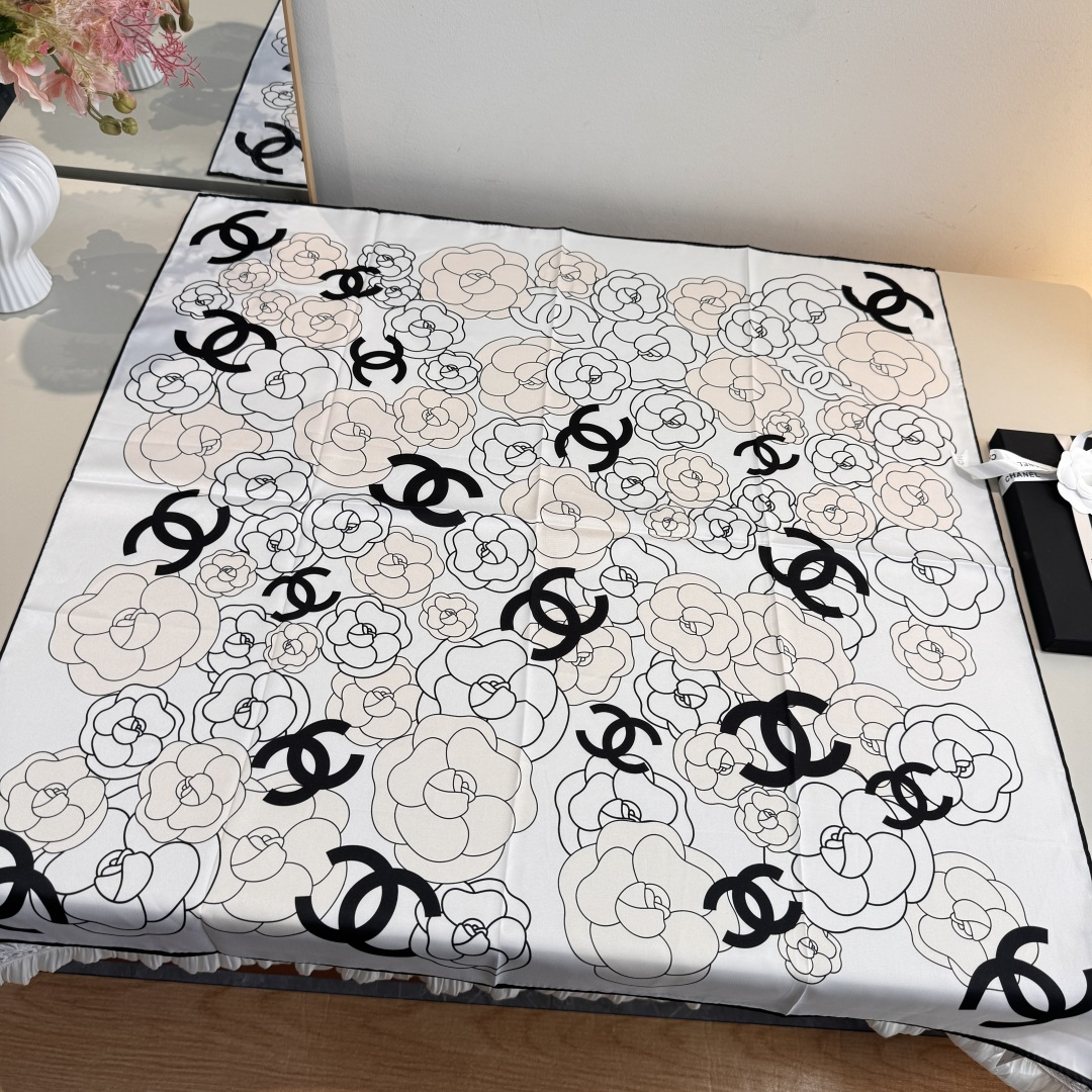 Cheap New Chanel high-quality scarf in 216832, $50 USD- [IB216832] - Replica Chanel Scarf