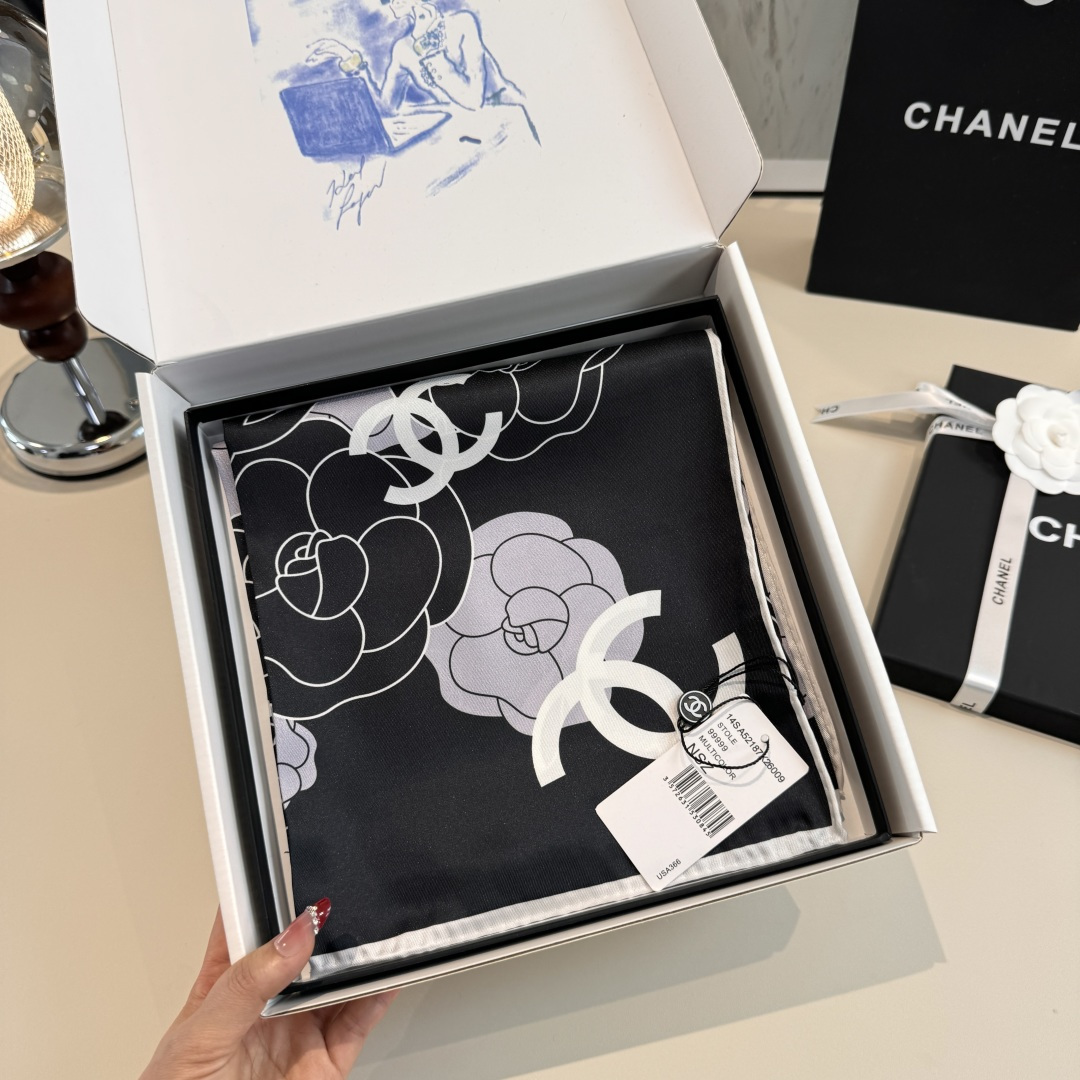 Cheap New Chanel high-quality scarf in 216834, $50 USD- [IB216834] - Replica Chanel Scarf