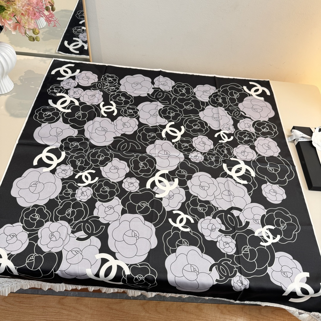 Cheap New Chanel high-quality scarf in 216834, $50 USD- [IB216834] - Replica Chanel Scarf
