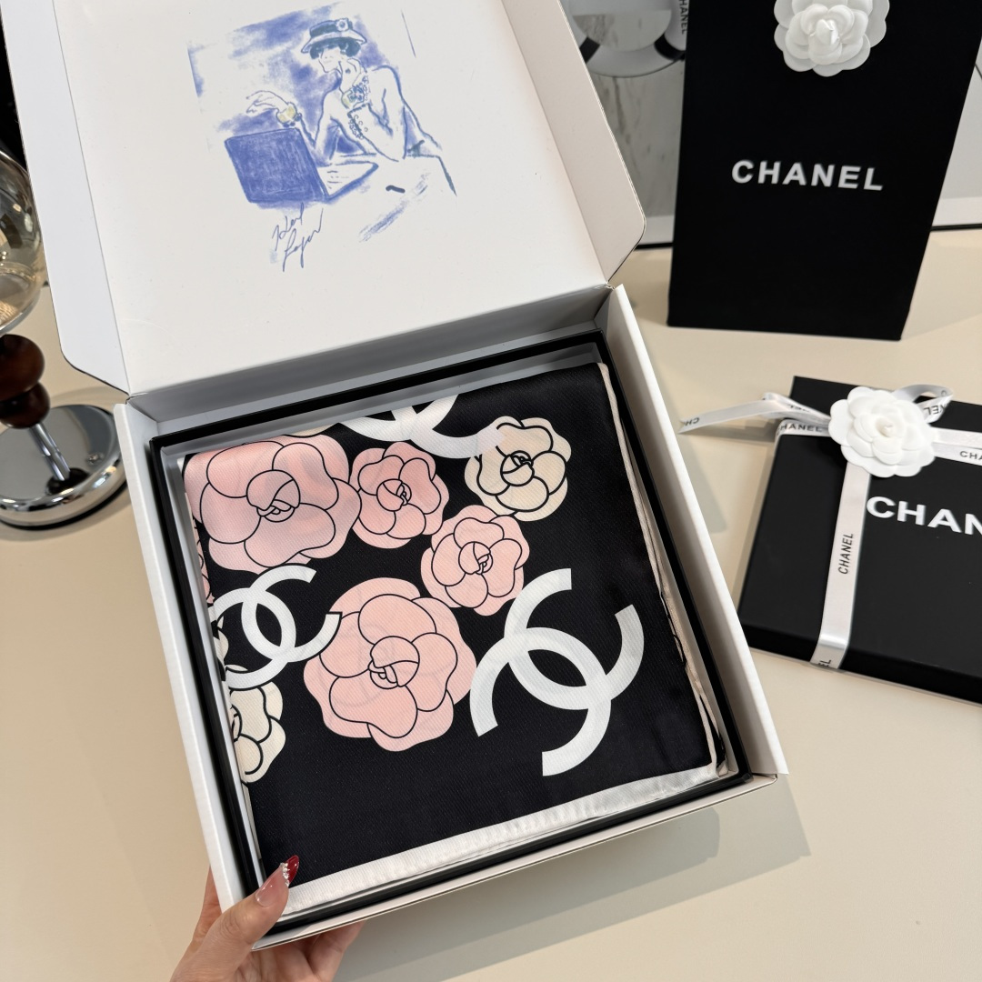 Cheap New Chanel high-quality scarf in 216835, $50 USD- [IB216835] - Replica Chanel Scarf