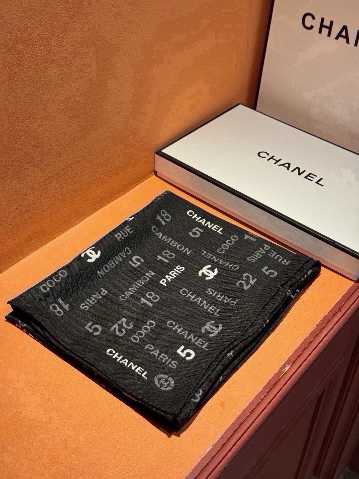 Cheap New Chanel high-quality scarf in 216836, $55 USD- [IB216836] - Replica Chanel Scarf