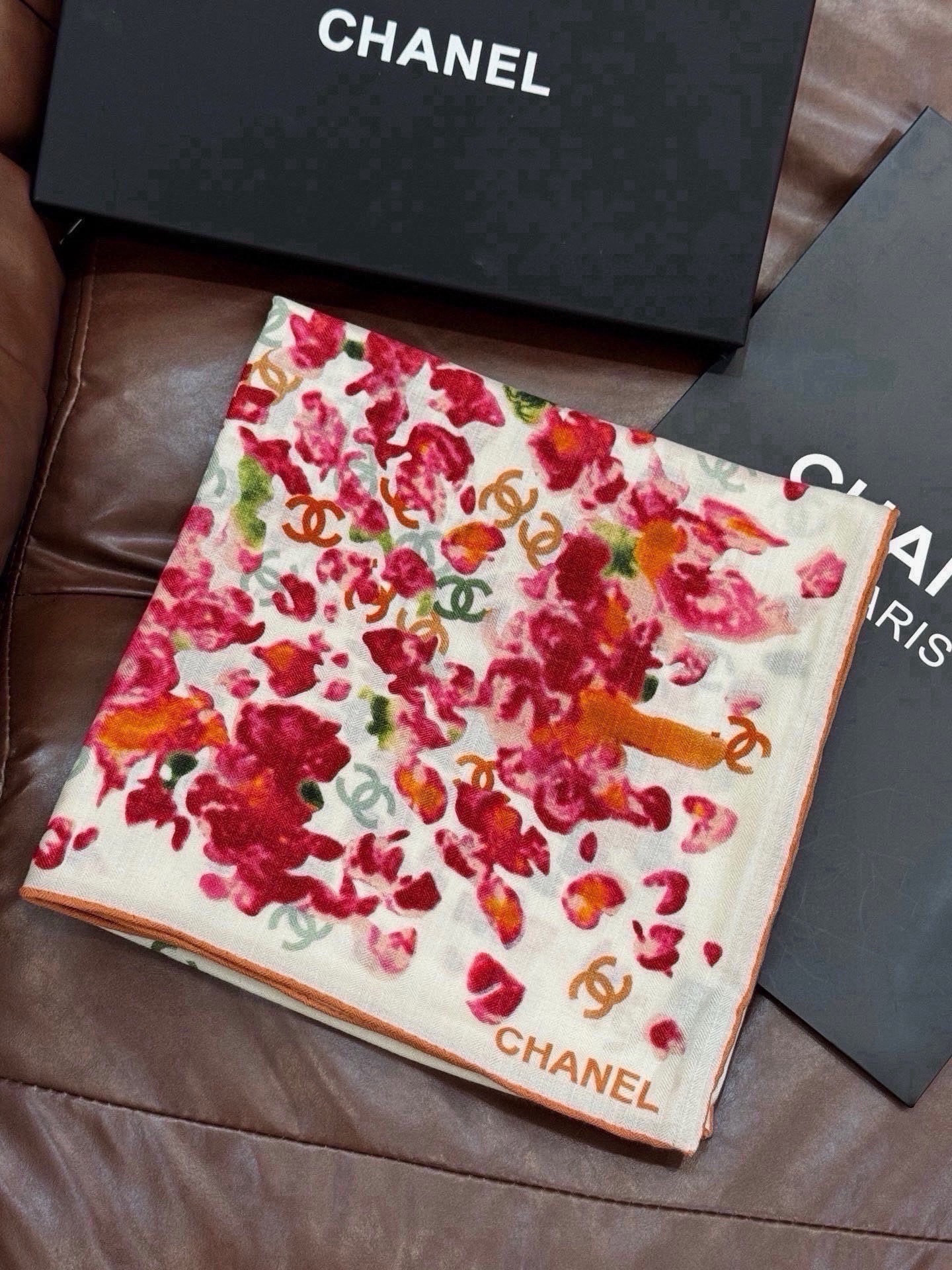 Cheap New Chanel high-quality scarf in 216837, $55 USD- [IB216837] - Replica Chanel Scarf