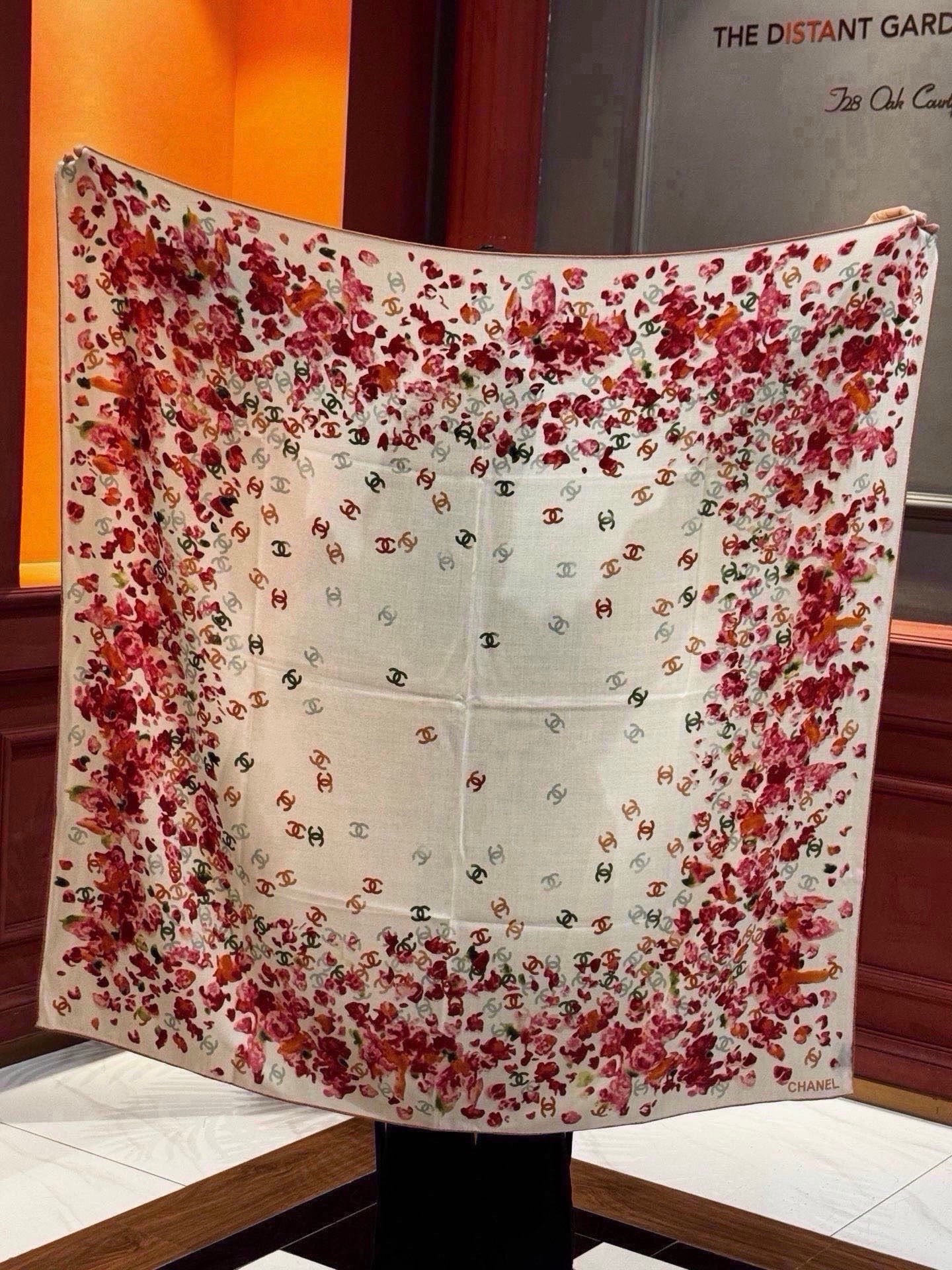 Cheap New Chanel high-quality scarf in 216837, $55 USD- [IB216837] - Replica Chanel Scarf