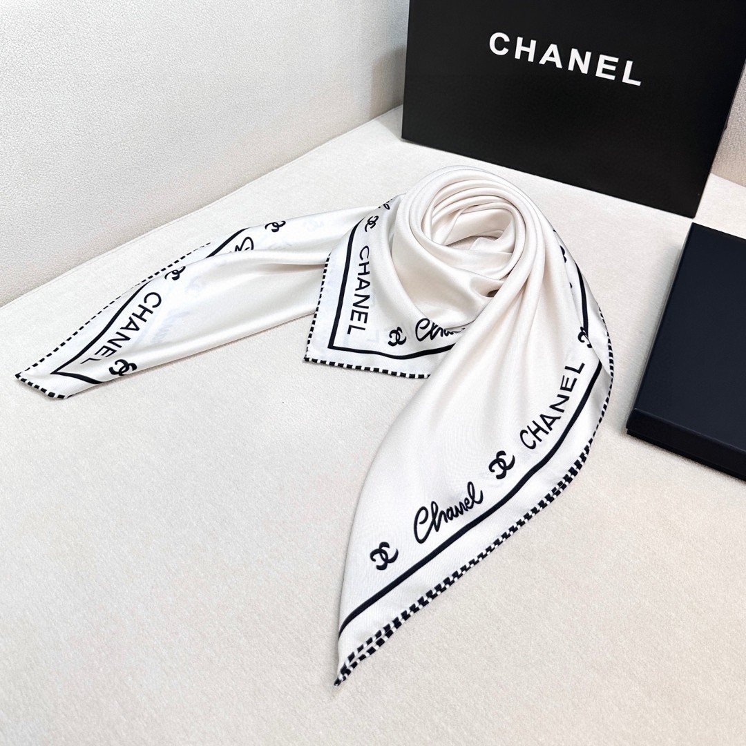 Cheap New Chanel high-quality scarf in 216842, $55 USD- [IB216842] - Replica Chanel Scarf