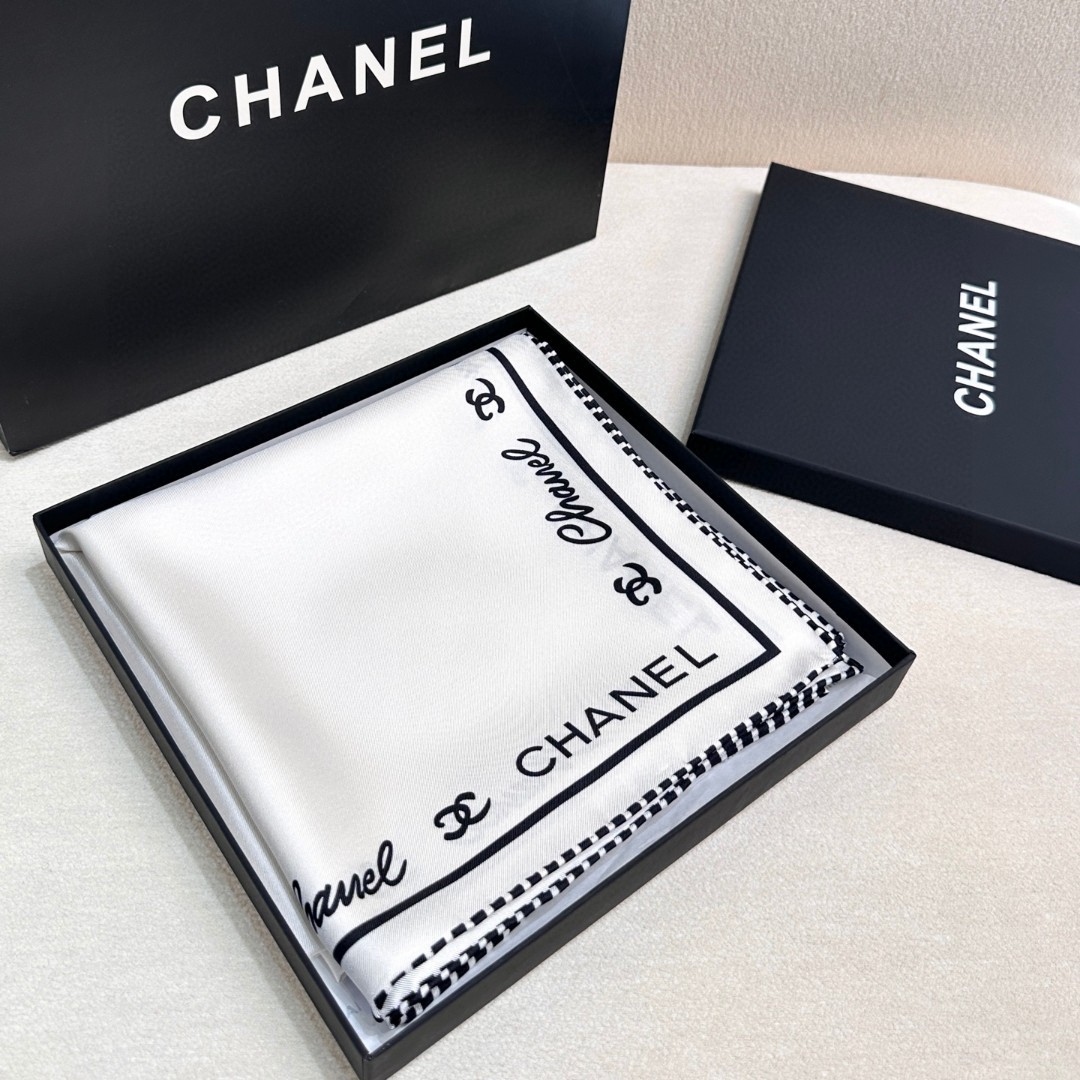 Cheap New Chanel high-quality scarf in 216842, $55 USD- [IB216842] - Replica Chanel Scarf