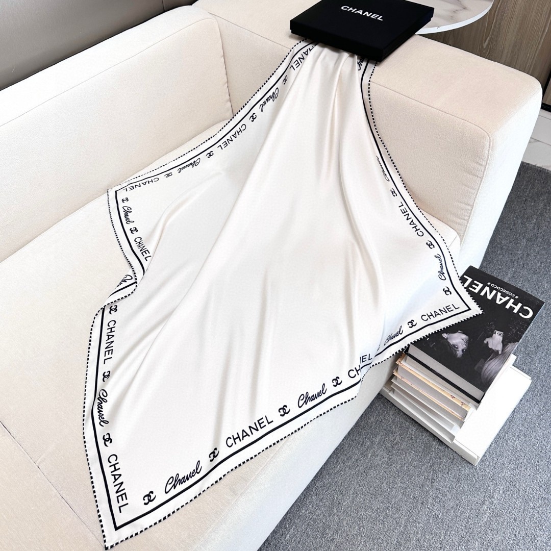 Cheap New Chanel high-quality scarf in 216842, $55 USD- [IB216842] - Replica Chanel Scarf