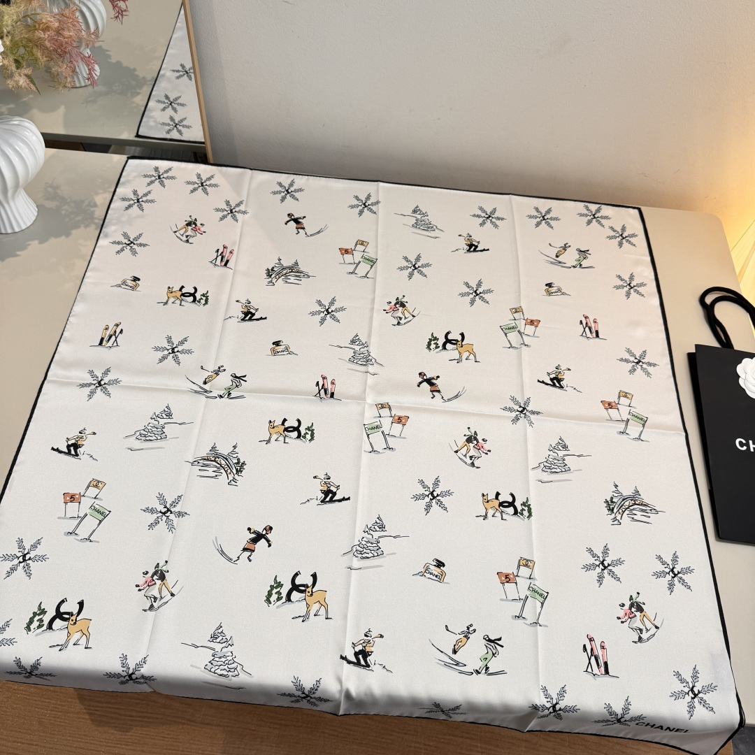 Cheap New Chanel high-quality scarf in 216847, $50 USD- [IB216847] - Replica Chanel Scarf