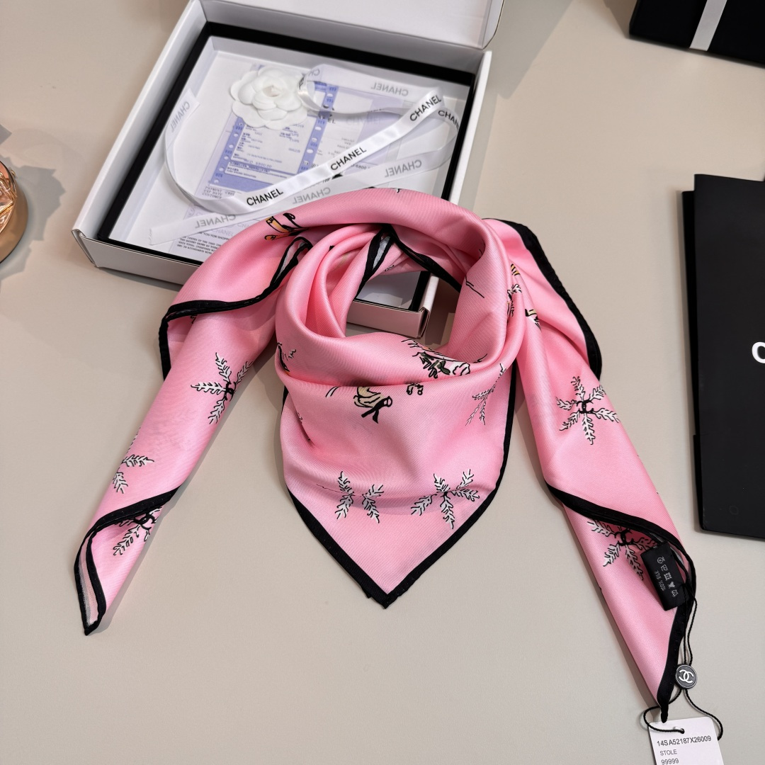 Cheap New Chanel high-quality scarf in 216848, $50 USD- [IB216848] - Replica Chanel Scarf
