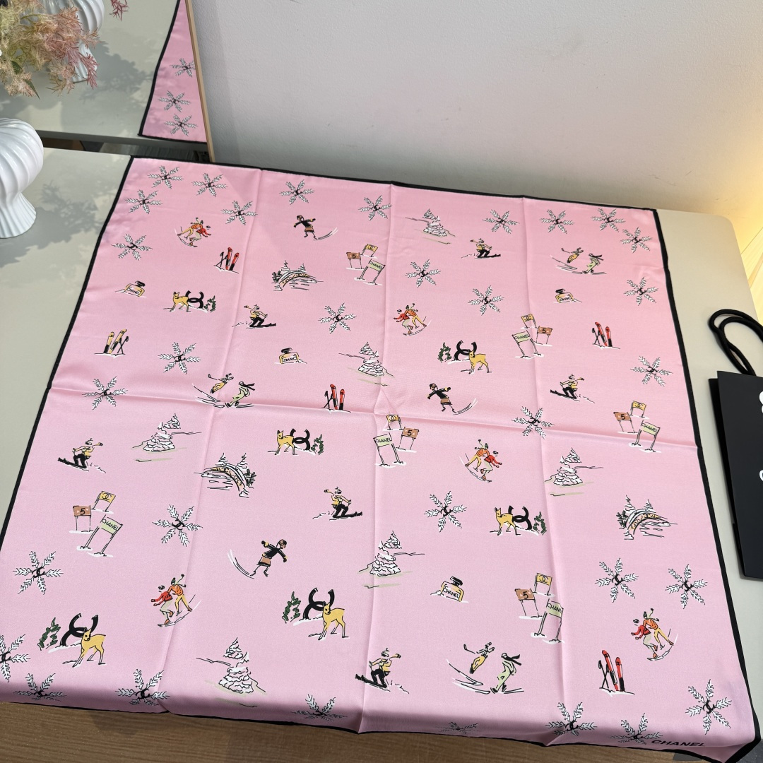 Cheap New Chanel high-quality scarf in 216848, $50 USD- [IB216848] - Replica Chanel Scarf