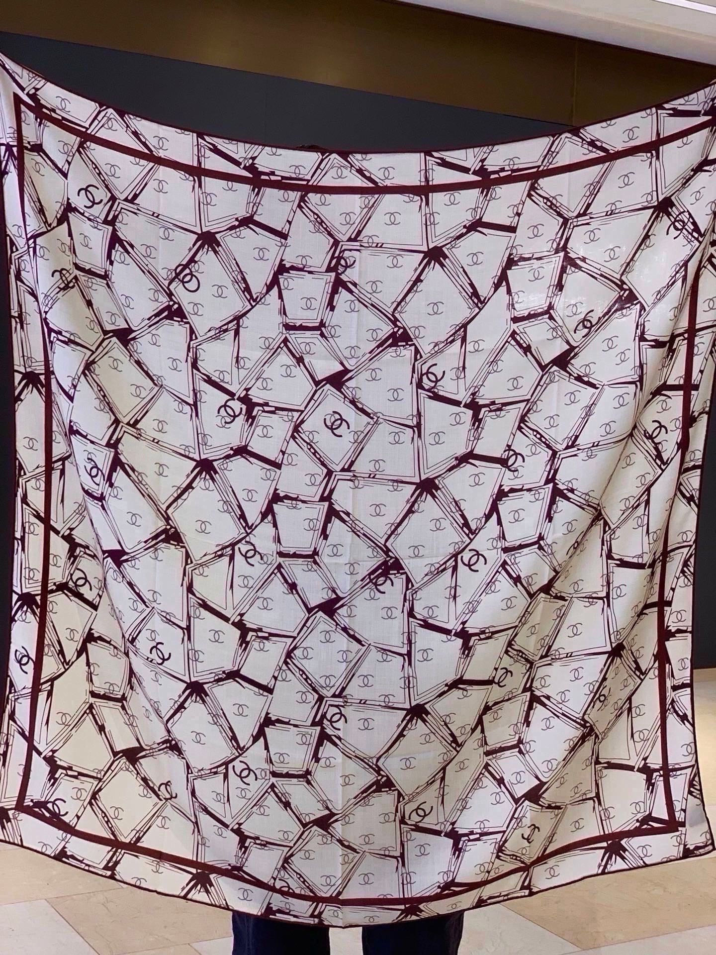Cheap New Chanel high-quality scarf in 216850, $50 USD- [IB216850] - Replica Chanel Scarf