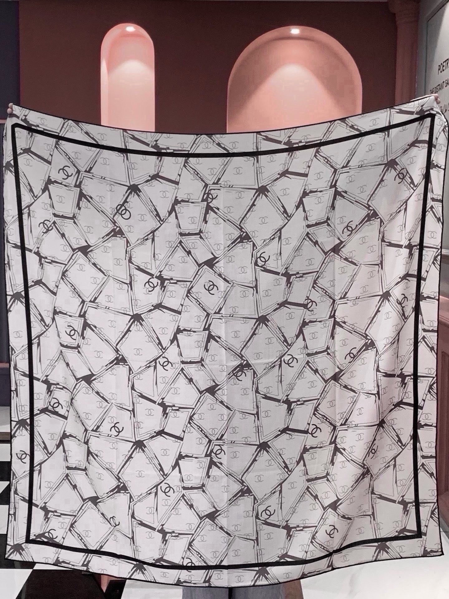 Cheap New Chanel high-quality scarf in 216851, $50 USD- [IB216851] - Replica Chanel Scarf
