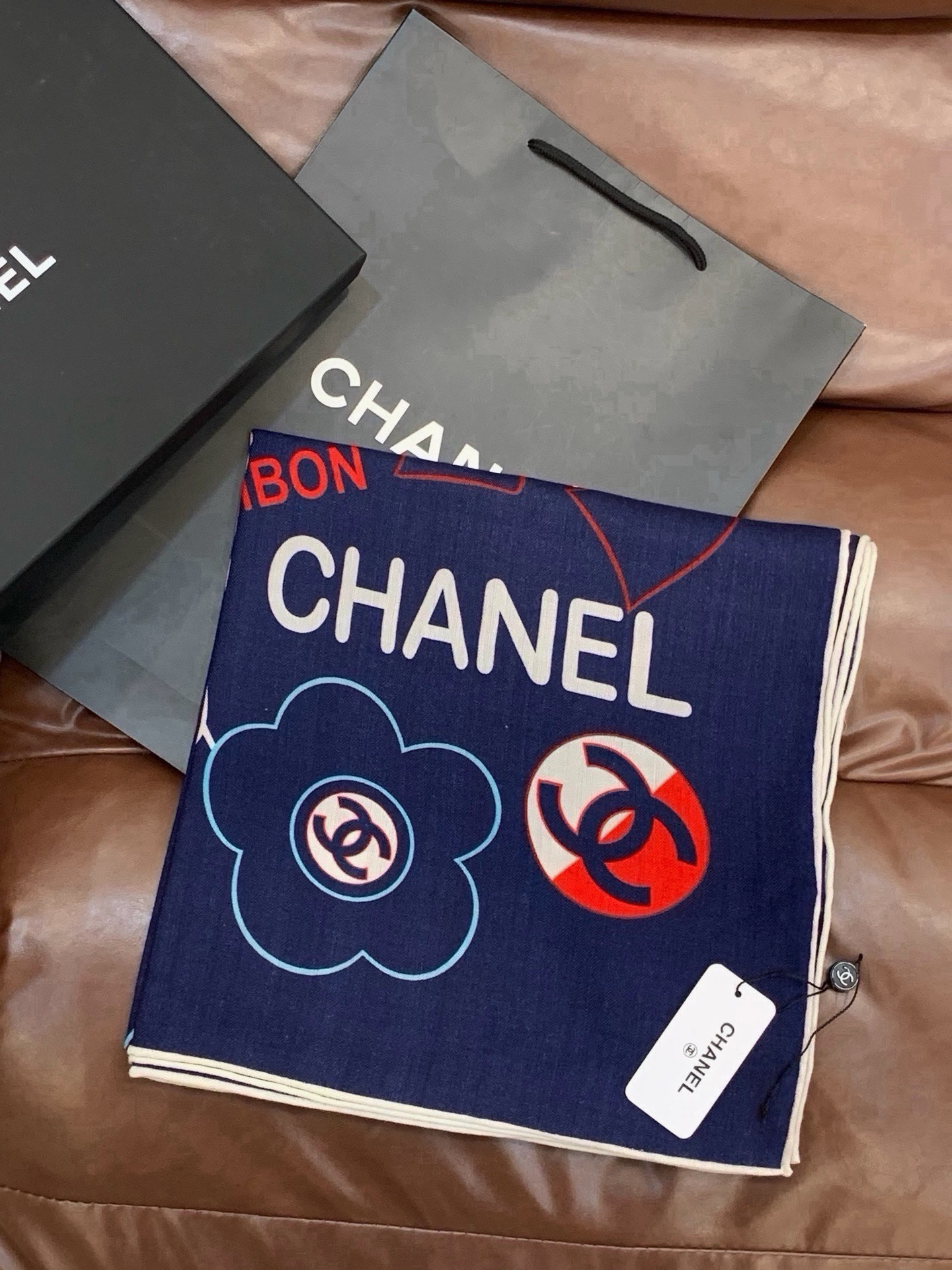 Cheap New Chanel high-quality scarf in 216852, $50 USD- [IB216852] - Replica Chanel Scarf