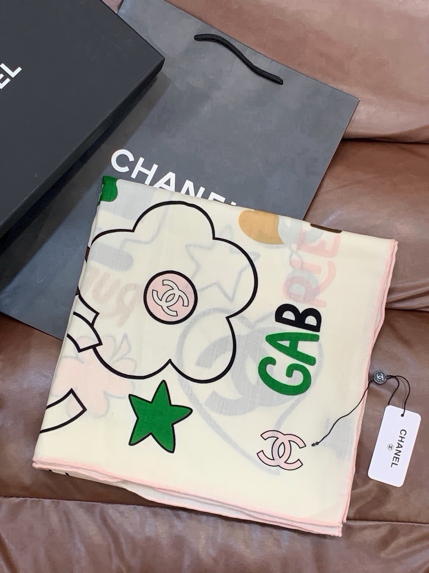 Cheap New Chanel high-quality scarf in 216853, $50 USD- [IB216853] - Replica Chanel Scarf