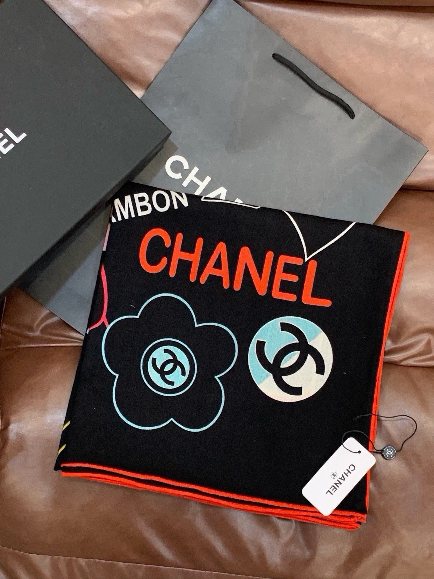 Cheap New Chanel high-quality scarf in 216854, $50 USD- [IB216854] - Replica Chanel Scarf