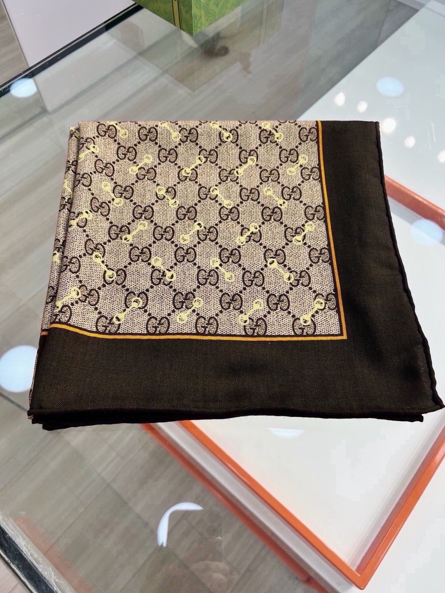 Cheap New GUCCI high-quality scarf in 216859, $55 USD- [IB216859] - Replica GUCCI Cashmere scarf