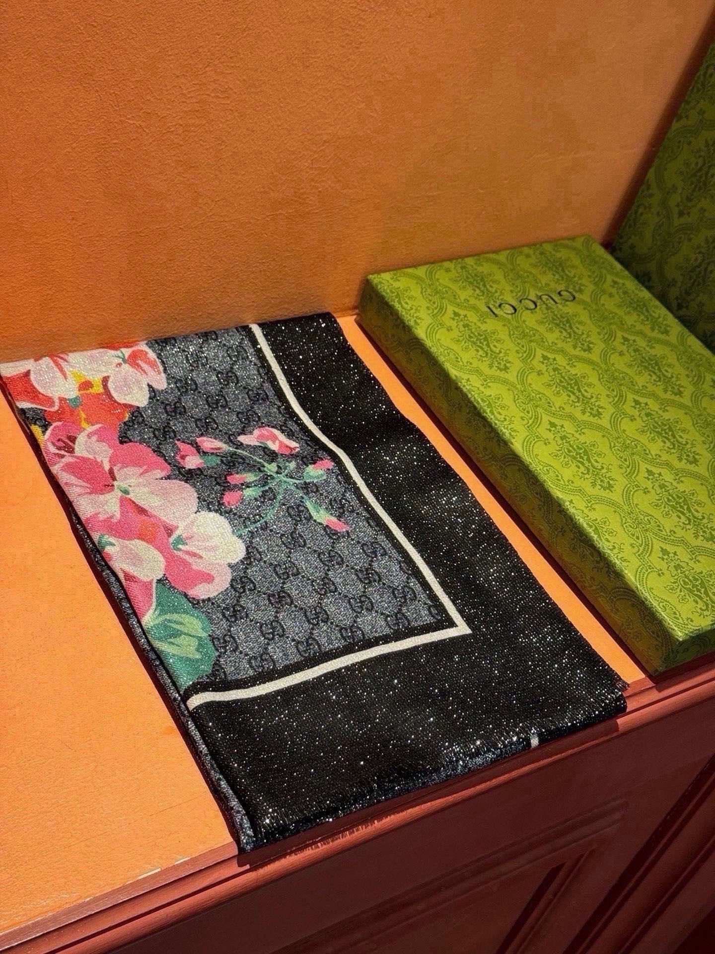 Cheap New GUCCI high-quality scarf in 216861, $55 USD- [IB216861] - Replica GUCCI Cashmere scarf