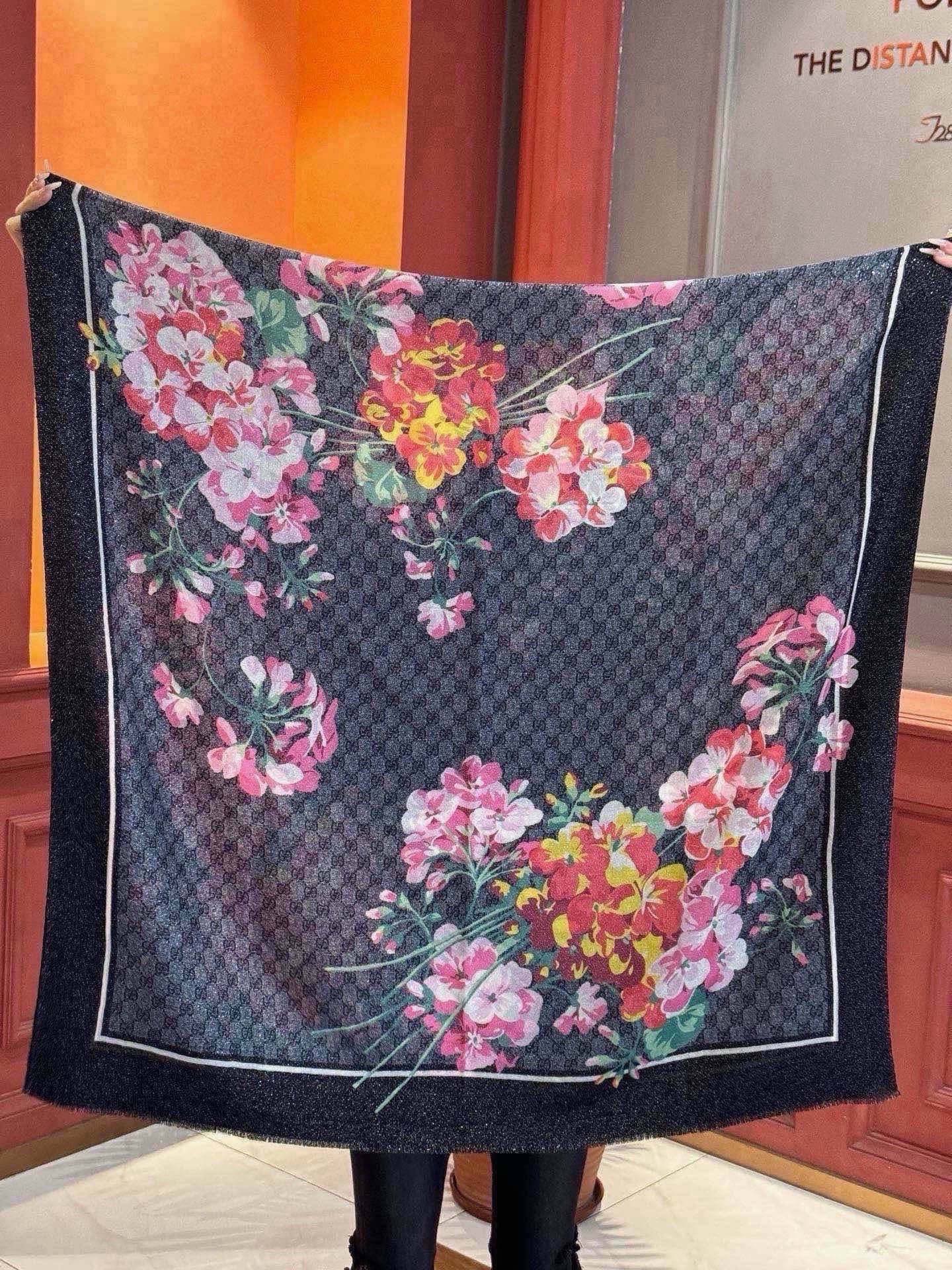 Cheap New GUCCI high-quality scarf in 216861, $55 USD- [IB216861] - Replica GUCCI Cashmere scarf
