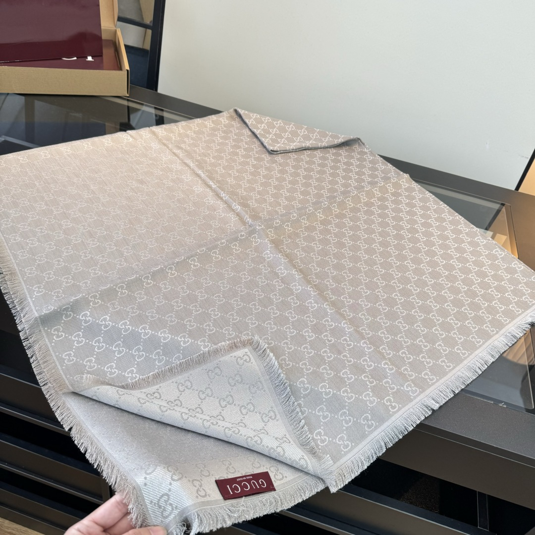 Cheap New GUCCI high-quality scarf in 216868, $55 USD- [IB216868] - Replica GUCCI Cashmere scarf
