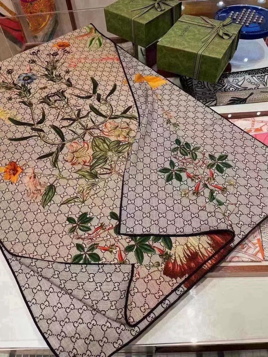 Cheap New GUCCI high-quality scarf in 216871, $55 USD- [IB216871] - Replica GUCCI Cashmere scarf