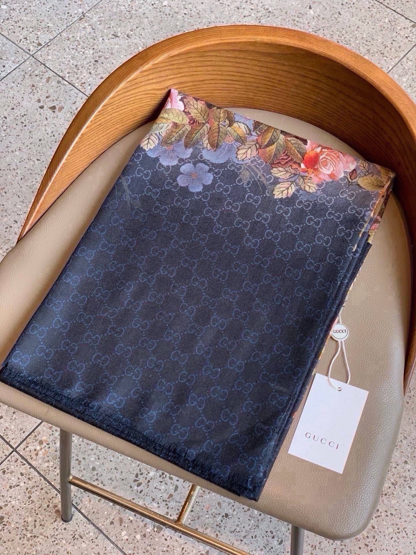 Cheap New GUCCI high-quality scarf in 216880, $55 USD- [IB216880] - Replica Gucci Lightweight Scarf