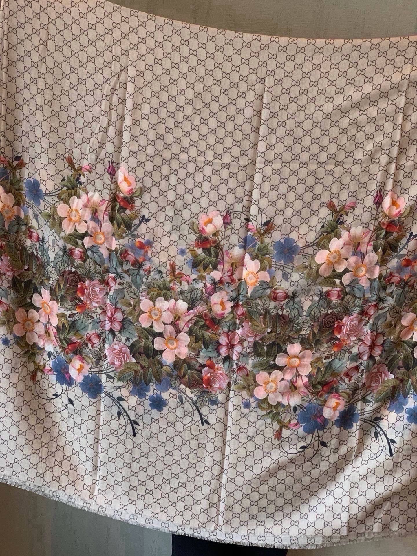 Cheap New GUCCI high-quality scarf in 216881, $55 USD- [IB216881] - Replica Gucci Lightweight Scarf