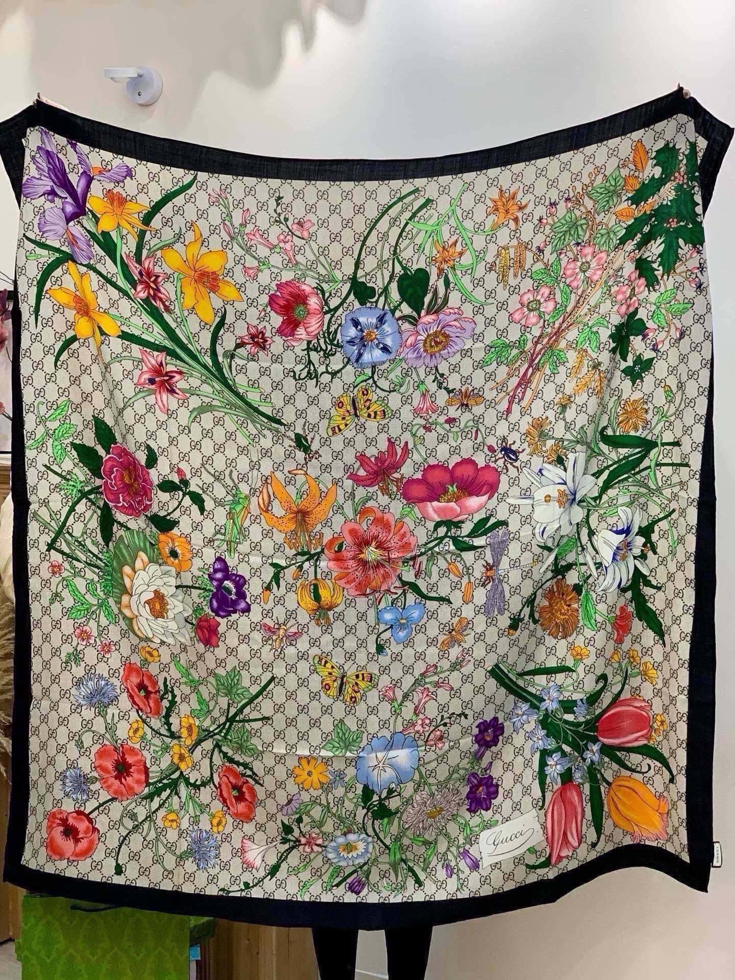 Cheap New GUCCI high-quality scarf in 216895, $55 USD- [IB216895] - Replica Gucci Lightweight Scarf
