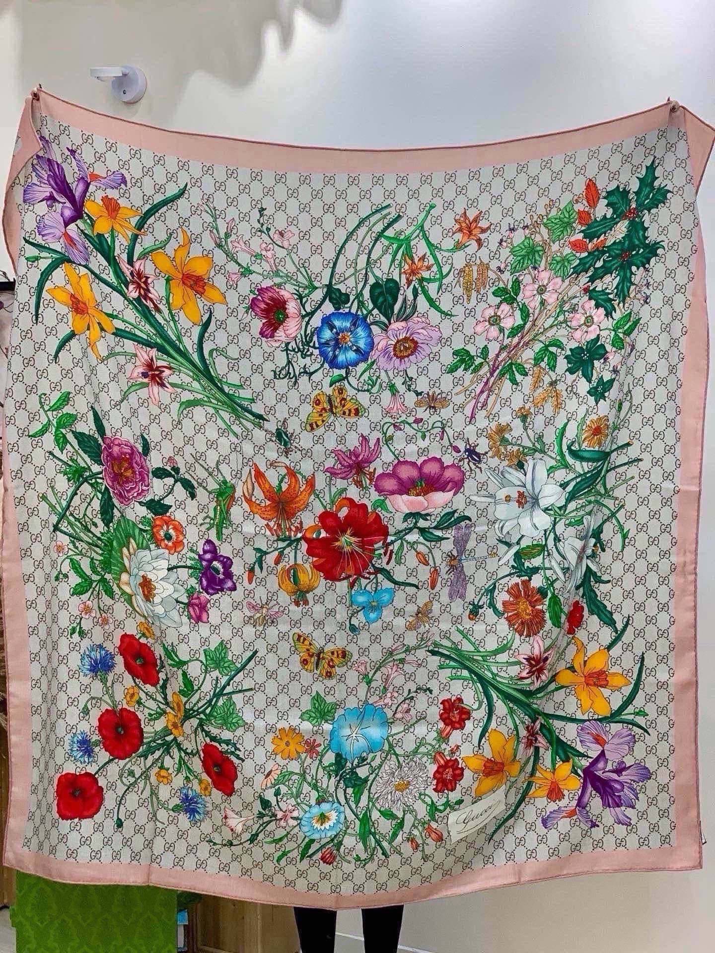 Cheap New GUCCI high-quality scarf in 216896, $55 USD- [IB216896] - Replica Gucci Lightweight Scarf