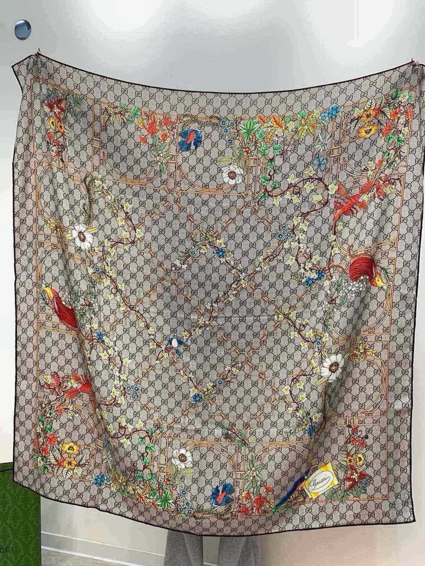 Cheap New GUCCI high-quality scarf in 216898, $55 USD- [IB216898] - Replica Gucci Lightweight Scarf