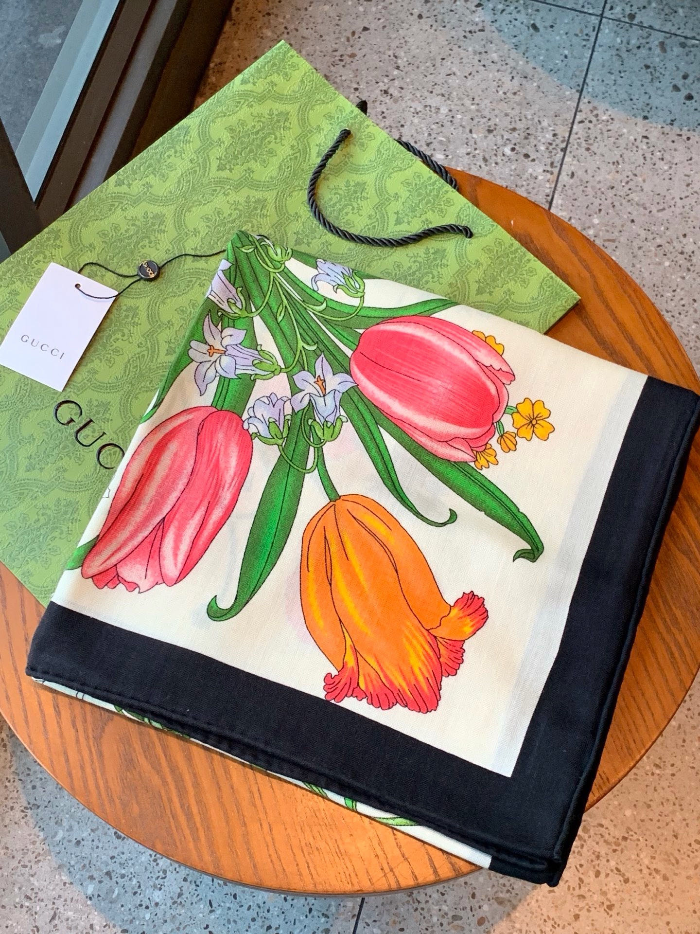 Cheap New GUCCI high-quality scarf in 216899, $55 USD- [IB216899] - Replica Gucci Lightweight Scarf