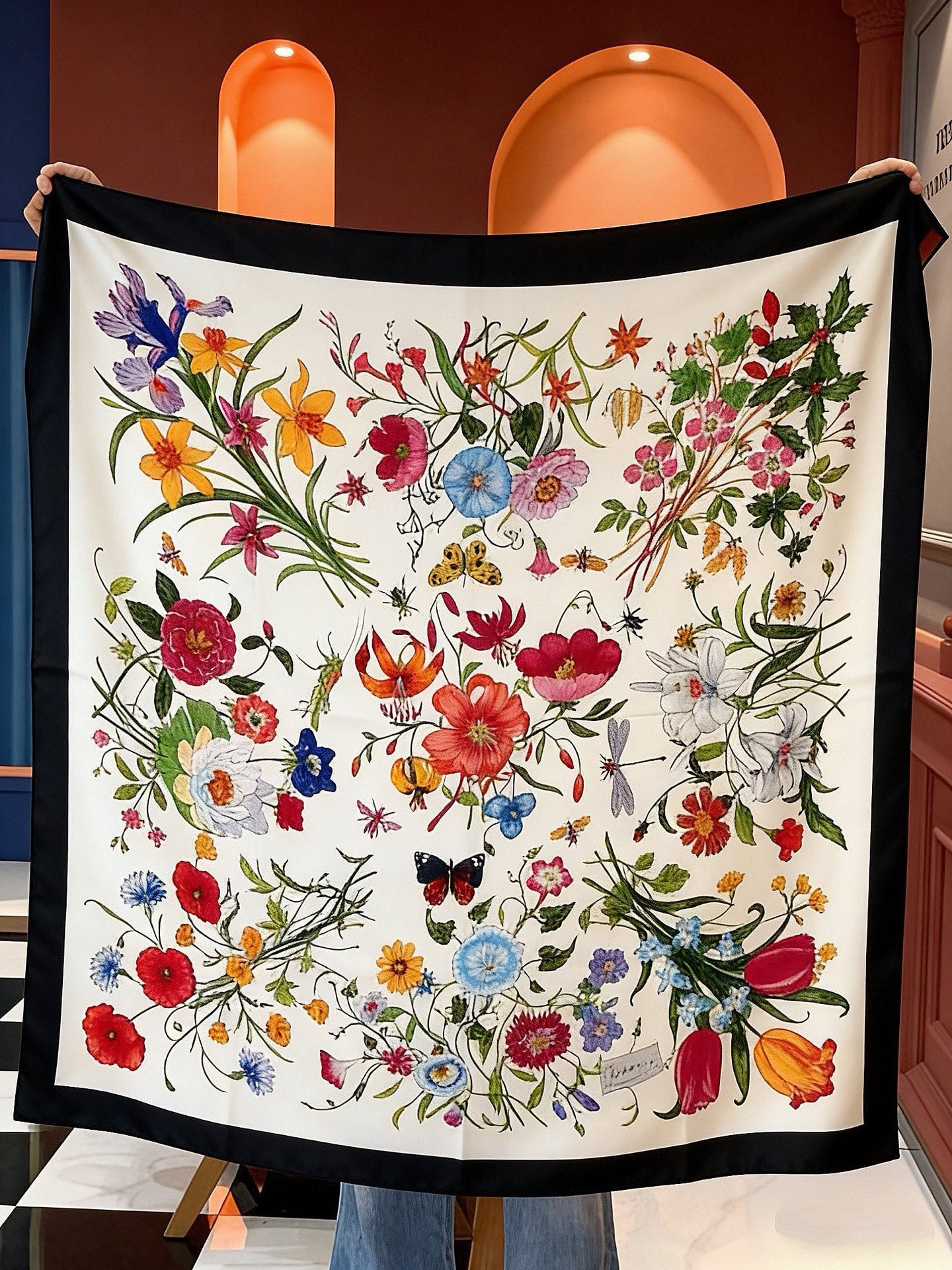 Cheap New GUCCI high-quality scarf in 216899, $55 USD- [IB216899] - Replica Gucci Lightweight Scarf