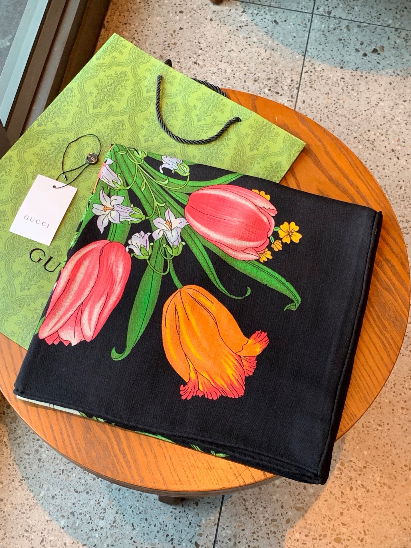 Cheap New GUCCI high-quality scarf in 216900, $55 USD- [IB216900] - Replica Gucci Lightweight Scarf