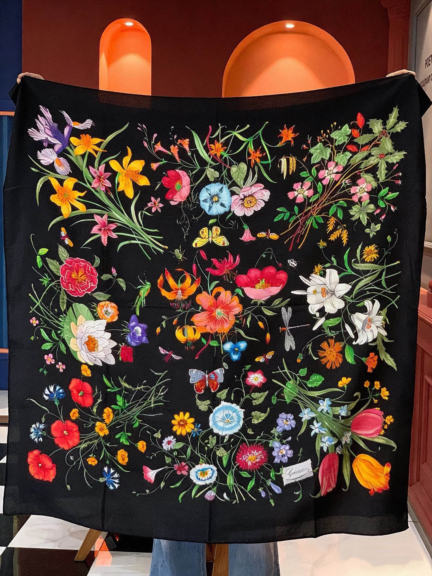 Cheap New GUCCI high-quality scarf in 216900, $55 USD- [IB216900] - Replica Gucci Lightweight Scarf